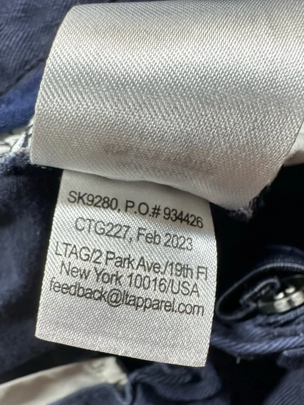 French Toast Flat‎ Front Pants Boys Size 18 Dark Navy Blue, Pre-Owned